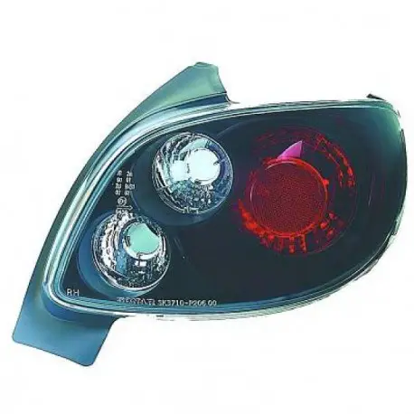 SET DE DEUX FEUX ARRIERES DESIGN PEUGEOT 206 (98-05) - NOIR Remise