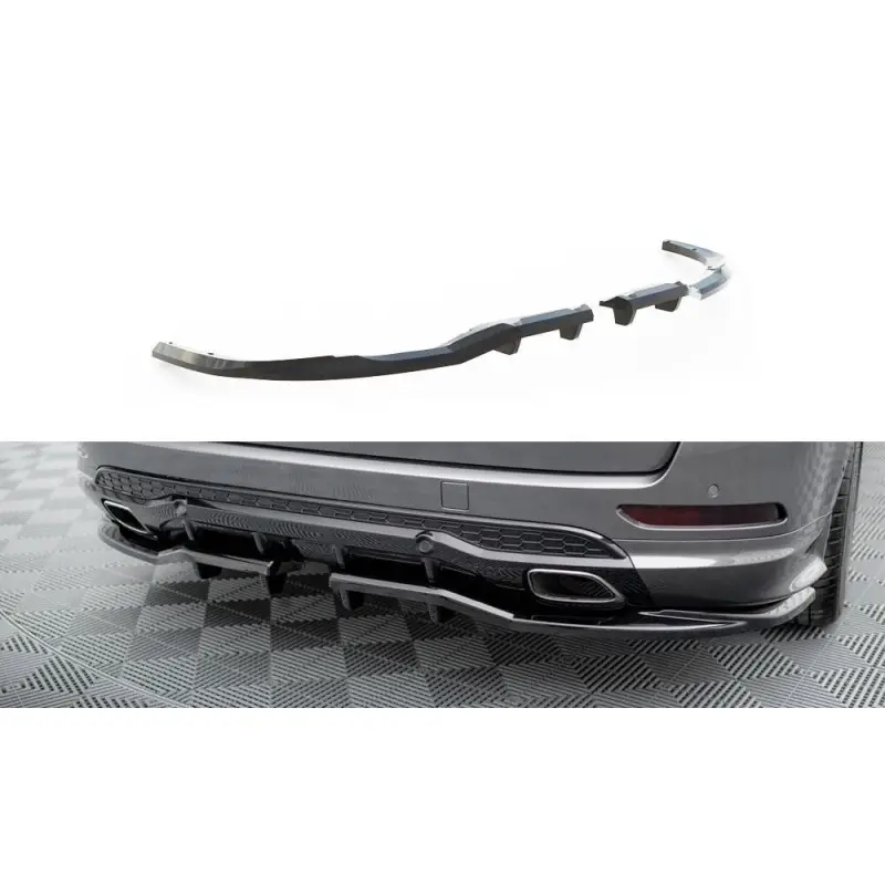 ARRIERE SPLITTER (AVEC UNE BARRE VERTICALE) FORD S-MAX ST-LINE MK2 - MAXTONDESIGN - FINITION NOIR BRILLANT Petit Prix