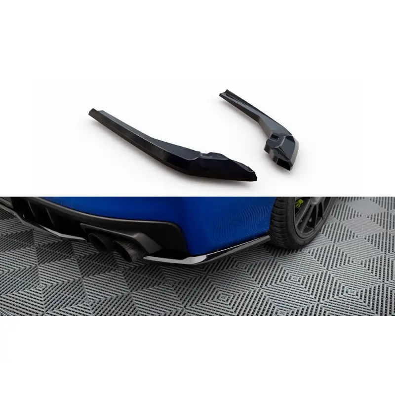 LAMES DE PARE-CHOCS ARRIERE LATERALES V.2 SUBARU WRX STI MK1- MAXTONDESIGN - FINITION NOIR BRILLANT Solde