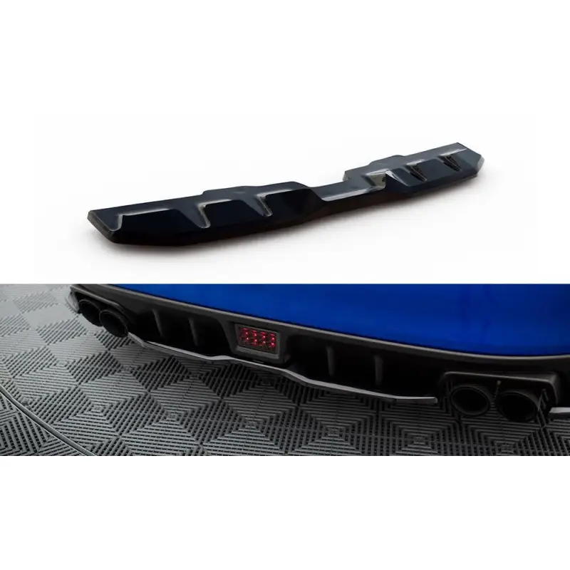 Achetez Aujourd’hui CENTRAL ARRIERE SPLITTER V.2 SUBARU WRX STI MK1- MAXTONDESIGN - FINITION NOIR BRILLANT