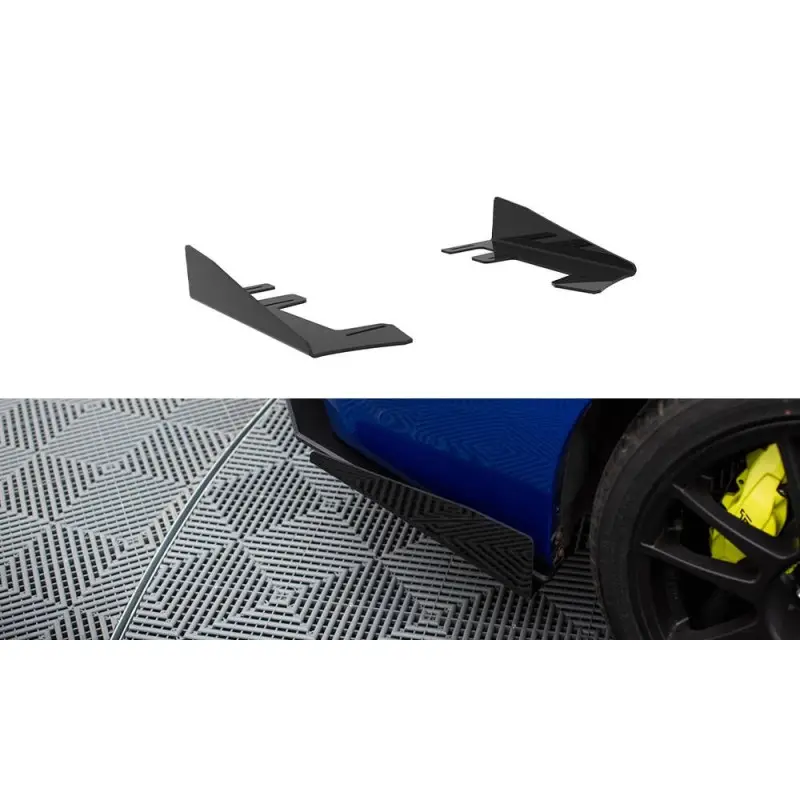 REAR SIDE FLAPS SUBARU WRX STI MK1 - MAXTONDESIGN - FINITION NOIR BRILLANT Nouvel Arrivage