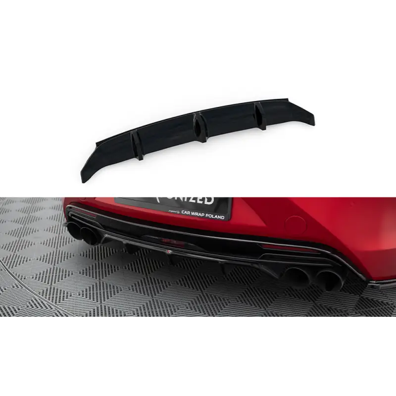 Vente Directe DIFFUSEUR ARRIÈRE COMPLET LEXUS LC 500 - MAXTON DESIGN - FINITION NOIR BRILLANT