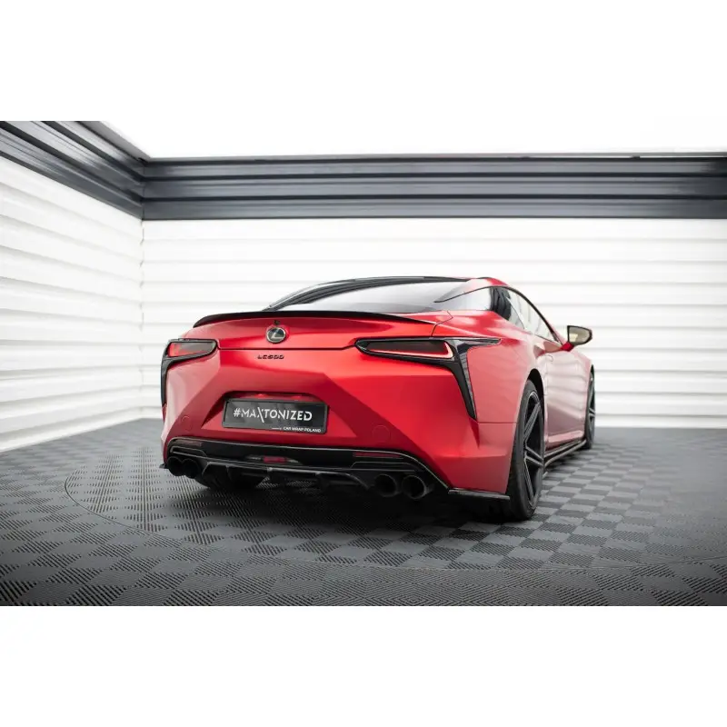 SPOILER CAP CENTRAL LEXUS LC 500 - MAXTON DESIGN - FINITION NOIR BRILLANT Vente Directe