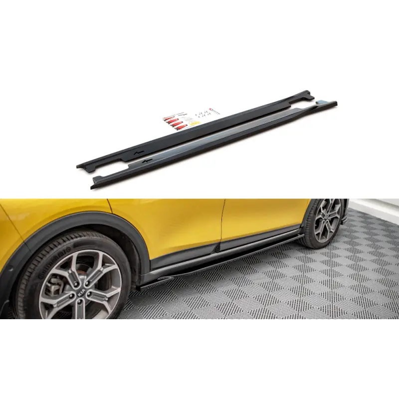 Expédition Rapide RAJOUTS DES BAS DE CAISSE KIA XCEED MK1 - MAXTON DESIGN - FINITION NOIR BRILLANT