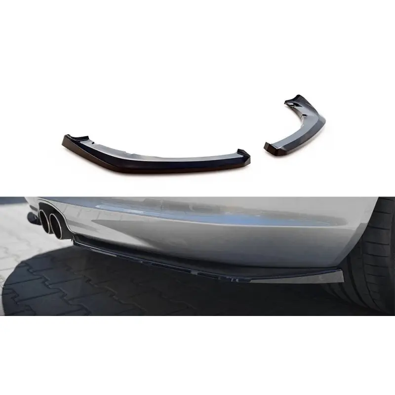 Offre Du Jour LAMES DE PARE-CHOCS ARRIERE LATERALES PORSCHE BOXSTER 987 - MAXTONDESIGN - FINITION NOIR BRILLANT