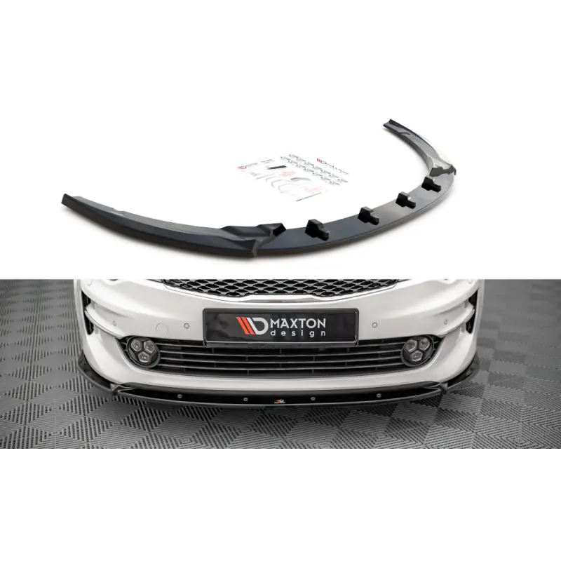 Achetez Aujourd’hui LAME DU PARE-CHOCS AVANT V.1 KIA OPTIMA MK4 - MAXTON DESIGN - FINITION NOIR BRILLANT