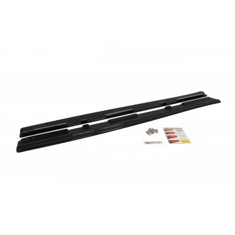 Nouvelle Collection RAJOUTS DES BAS DE CAISSE POUR MAZDA 3 MK2 MPS - MAXTON DESIGN - FINITION NOIR BRILLANT