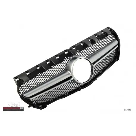 CALANDRE LOOK AMG POUR MERCEDES CLA C117 (13-19) - NOIR - ALU - CHROME Seulement Aujourd’hui