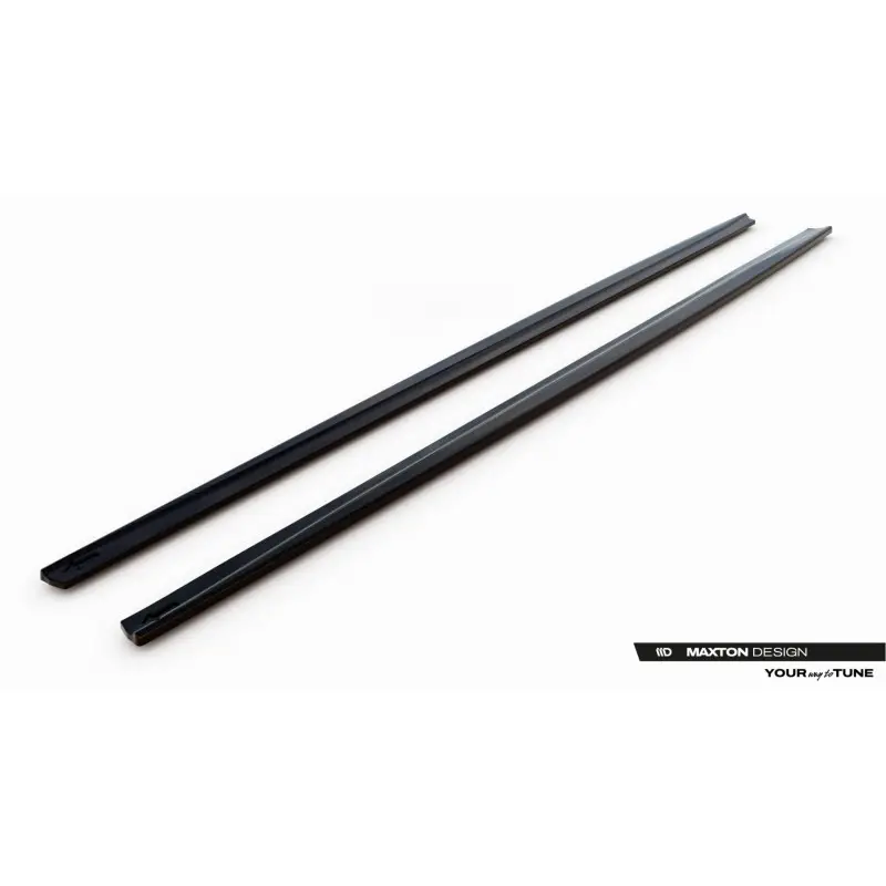 SET DES DIFFUSEUR DES BAS DE CAISSE BMW M5 F90 - MAXTON DESIGN - FINITION NOIR BRILLANT Vente Directe