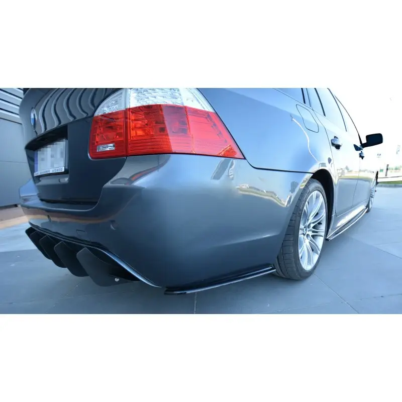 LAME DU PARE-CHOCS ARRIERE BMW 5 E60-E61 M-PACK - MAXTON DESIGN - FINITION NOIR BRILLANT Haute Qualité