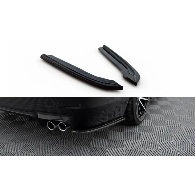 Acheter Direct LAME DU PARE-CHOCS ARRIERE BMW M5 F10 - MAXTON DESIGN - FINITION NOIR BRILLANT