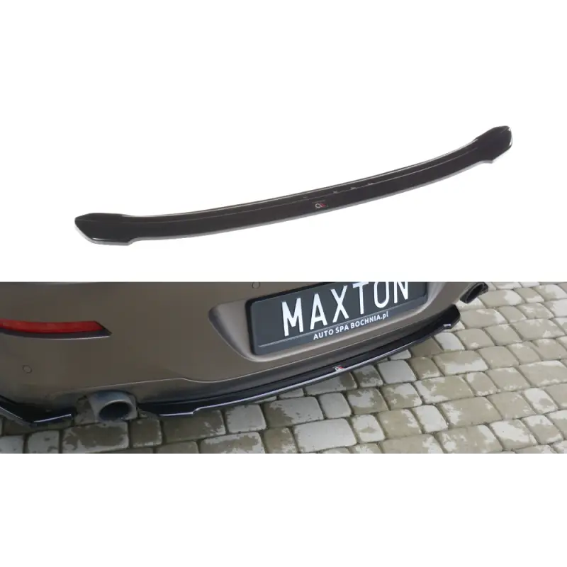 Bon Marché CENTRAL ARRIÈRE SPLITTER BMW 6 GRAN COUPÉ - MAXTON DESIGN - FINITION NOIR BRILLANT