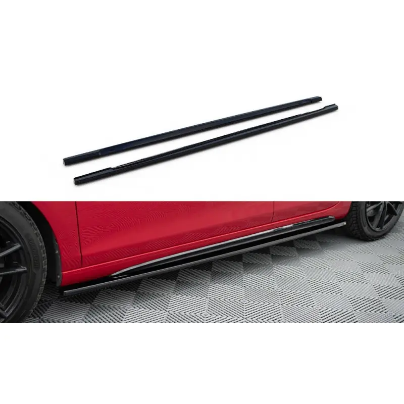 Meilleur Prix SET DES DIFFUSEUR DES BAS DE CAISSE VW GOLF MK6 GTI- GTD - MAXTON DESIGN - FINITION NOIR BRILLANT