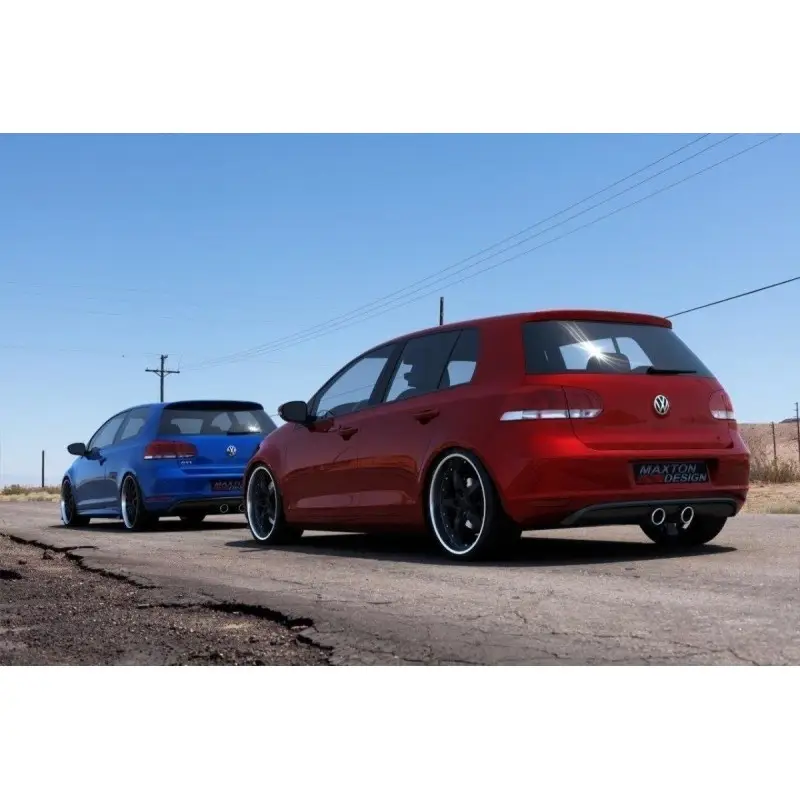 RAJOUT DU PARE-CHOCS ARRIÈRE VW GOLF 5 R32 LOOK POUR VW GOLF 6 - MAXTON DESIGN - FINITION NOIR BRILLANT Expédié Aujourd’hui
