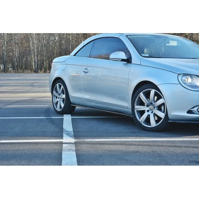 SET DES DIFFUSEUR DES BAS DE CAISSE VW EOS - MAXTON DESIGN - FINITION NOIR BRILLANT Produit De Marque