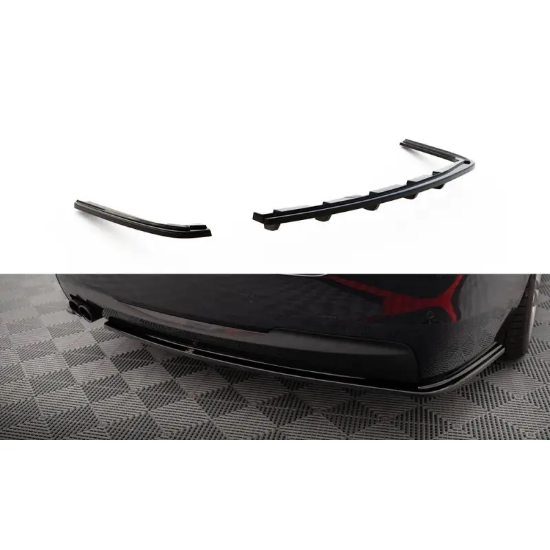 Offre Spéciale ARRIÈRE SPLITTER BMW 5 F10 MPACK - MAXTON DESIGN - FINITION NOIR BRILLANT