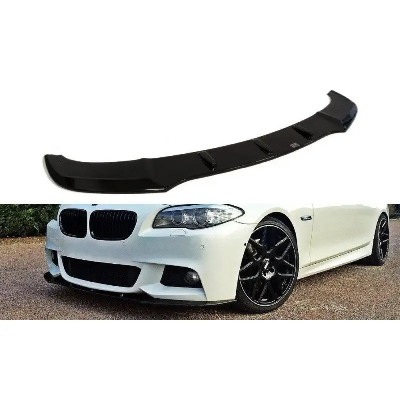 Réduction LAME DU PARE-CHOCS AVANT V.1 BMW 5 F10-F11 MPACK - MAXTON DESIGN - FINITION NOIR BRILLANT