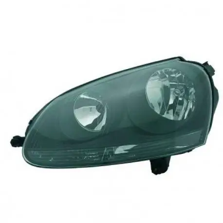 Solde SET DE DEUX PHARES AVANT LOOK GTI - FOND NOIR - H7/H7 - VW GOLF 5 (03-08) & VW JETTA (05-10)