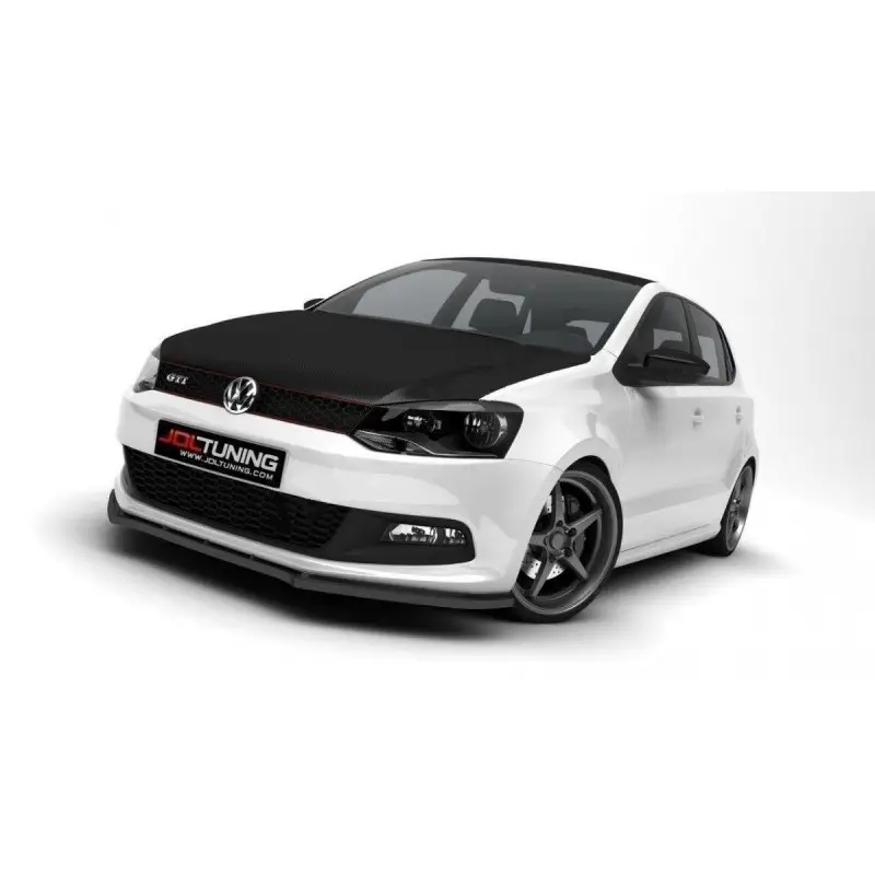 Prix Promo LAME DU PARE-CHOCS AVANT VW POLO MK5 GTI - MAXTON DESIGN - FINITION NOIR BRILLANT