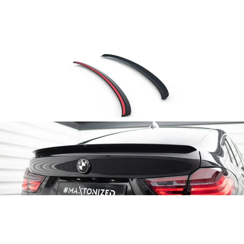 Offre Limitée SPOILER CAP BMW X4 M-PACK - MAXTON DESIGN - FINITION NOIR BRILLANT