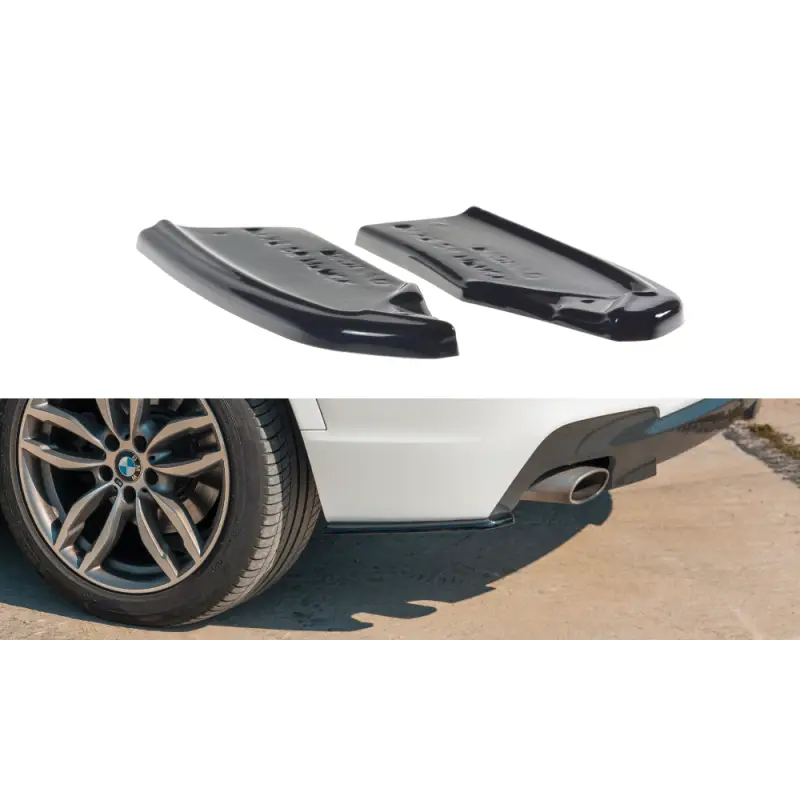 LAME DU PARE-CHOCS ARRIERE BMW X3 F25 M-PACK FACELIFT- MAXTON DESIGN - FINITION NOIR BRILLANT Offre Du Jour