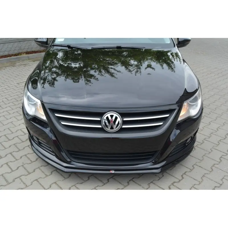 LAME DU PARE-CHOCS AVANT - SPLITTER V.2 VW PASSAT CC STANDARD - MAXTON DESIGN - FINITION NOIR BRILLANT Nouvelle Collection
