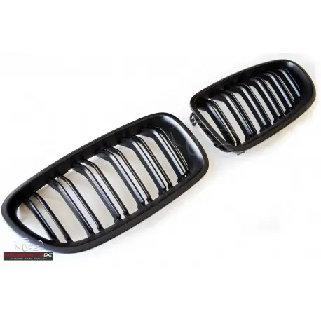 CALANDRE DOUBLE LIGNES LOOK M5 NOIR MATT POUR BMW SERIE5 F10 F11 (10-17) Prix Cassé