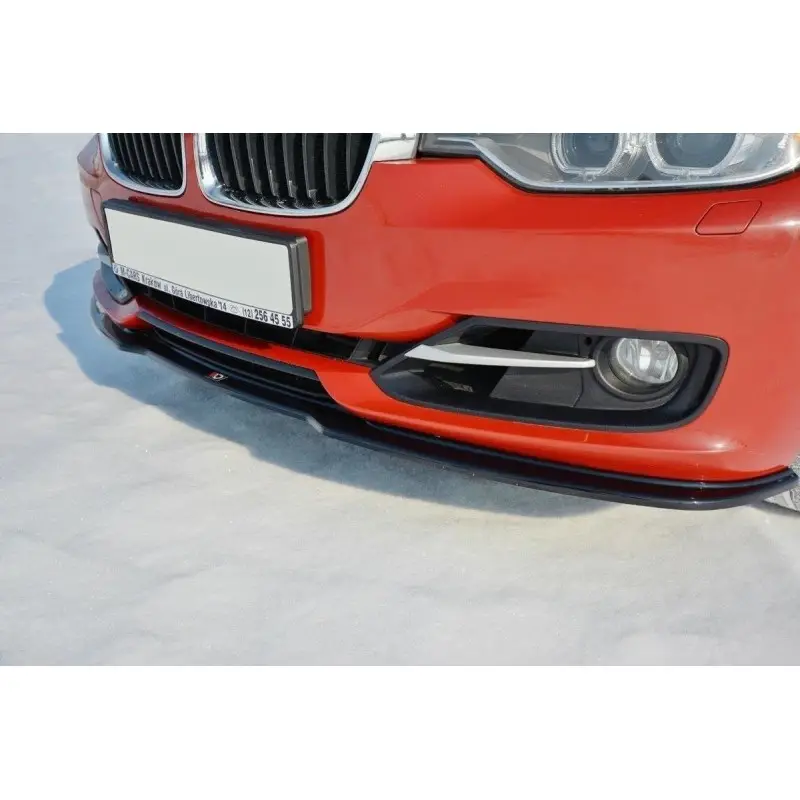 LAME DU PARE-CHOCS AVANT V.1 BMW 3 F30 - MAXTON DESIGN - FINITION NOIR BRILLANT Paiement Sécurisé