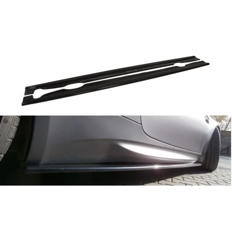 Promotion RAJOUTS DES BAS DE CAISSE BMW M3 E92 - E93 - MAXTON DESIGN - FINITION NOIR BRILLANT