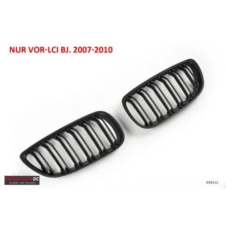 CALANDRE DOUBLE LIGNES LOOK M3 NOIR MATT POUR BMW E92 E93 (06-10) Prix Cassé