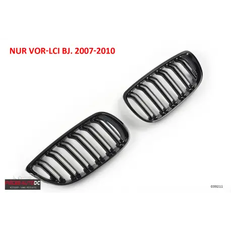 CALANDRE DOUBLE LIGNES LOOK M3 NOIR BRILLANT POUR BMW E92 E93 (06-10) Acheter En Ligne