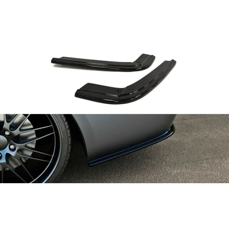 Soldes LAME DU PARE CHOCS ARRIERE BMW 3 E92 E93 MPACK - MAXTON DESIGN - FINITION NOIR BRILLANT