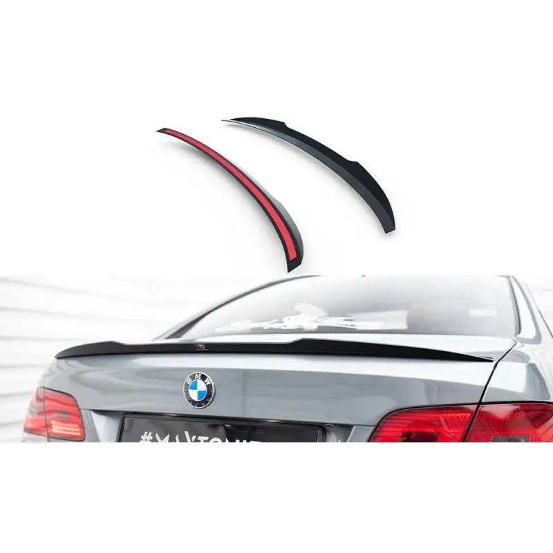 SPOILER CAP BMW 3 E92 MPACK - MAXTON DESIGN - FINITION NOIR BRILLANT Livraison Express