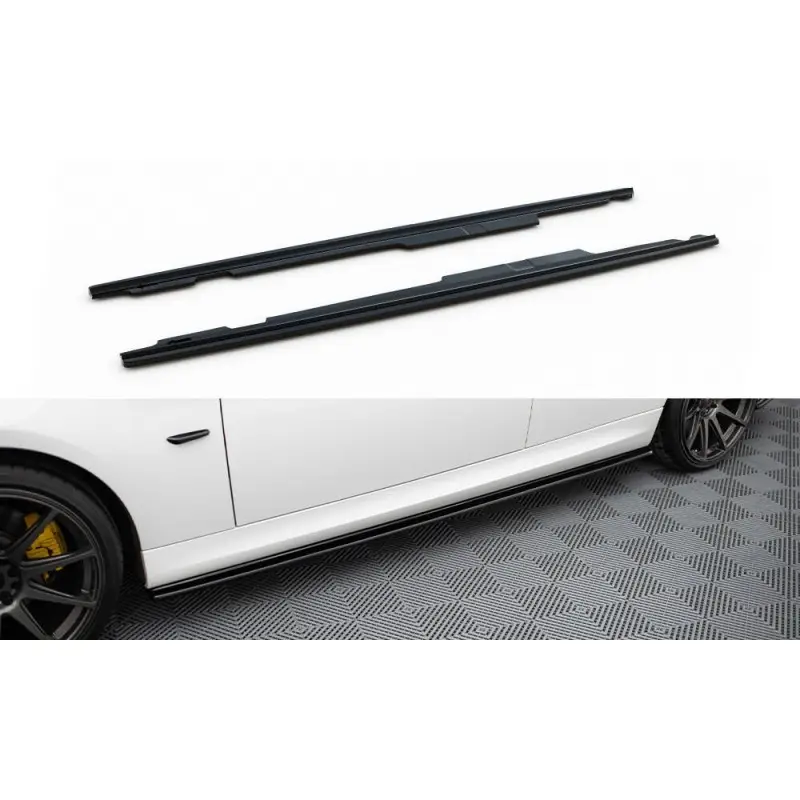 RAJOUTS DES BAS DE CAISSE POUR BMW 3 E90-91 MPACK - MAXTON DESIGN - FINITION NOIR BRILLANT Achetez Aujourd’hui