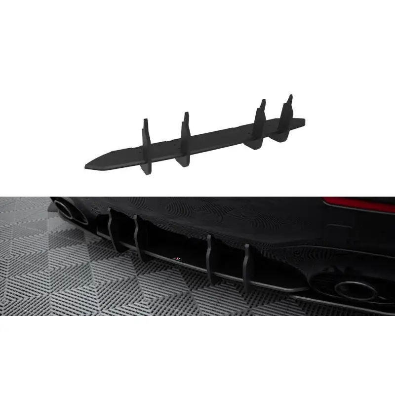 Haute Qualité STREET PRO CENTRAL DIFFUSEUR ARRIERE MERCEDES-AMG A35 HATCHBACK W177 - MAXTONDESIGN