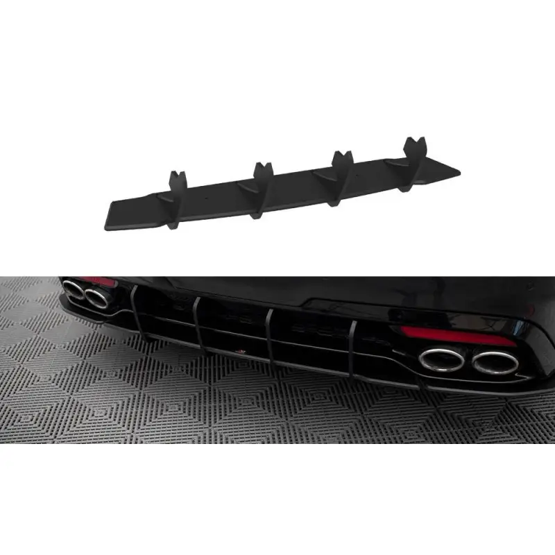 Authentique STREET PRO CENTRAL DIFFUSEUR ARRIERE V.1 KIA STINGER GT-LINE MK1 - MAXTONDESIGN