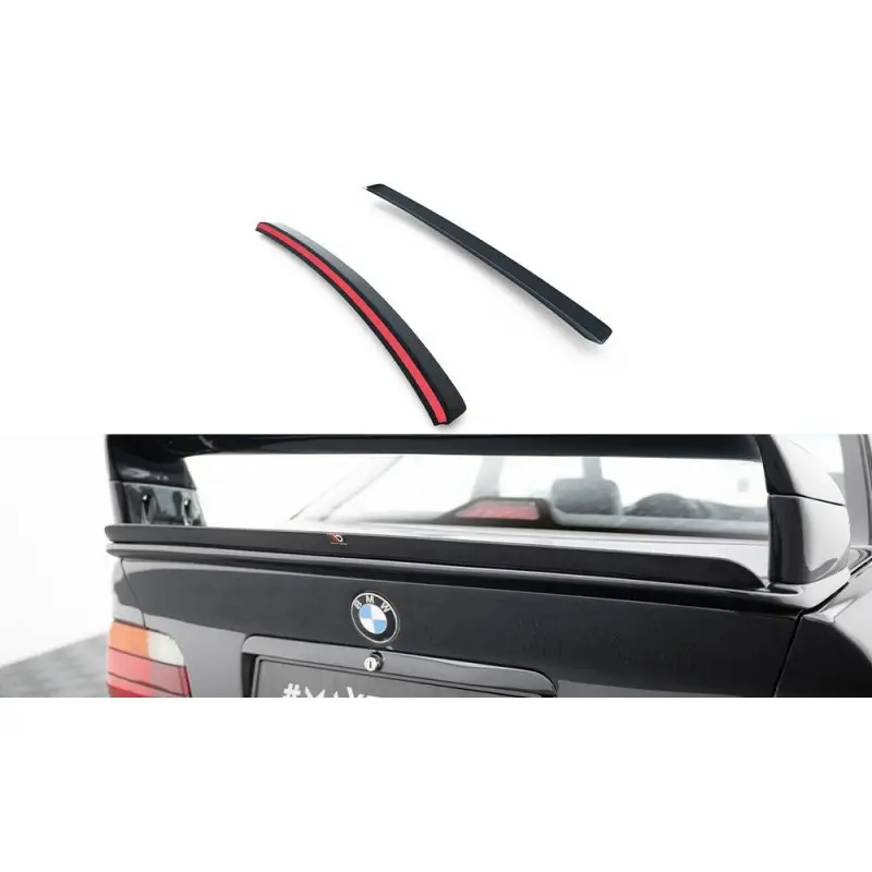 Acheter En Ligne INFÉRIEUR SPOILER CAP BMW M3 E36 GTS - MAXTON DESIGN - FINITION NOIR BRILLANT