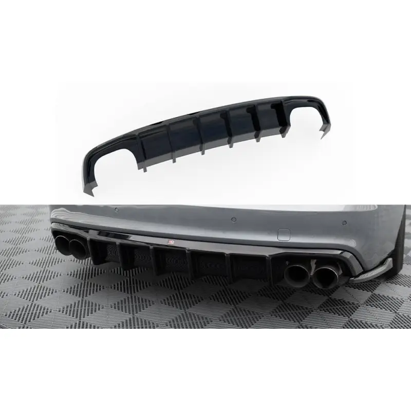 DIFFUSEUR ARRIERE COMPLET AUDI S5 COUPE 8T FACELIFT (11-15) - MAXTONDESIGN - FINITION NOIR BRILLANT Marque