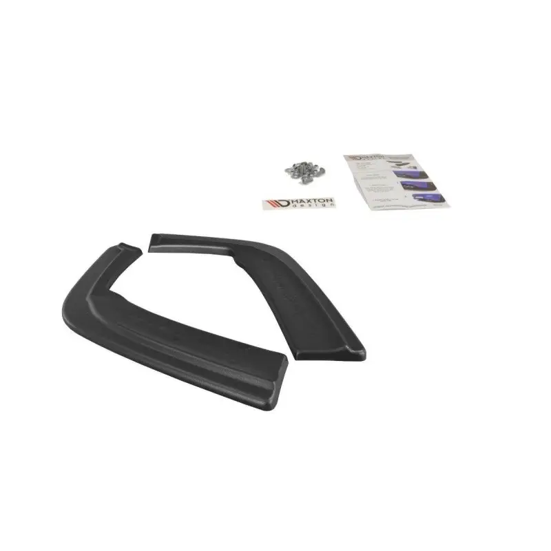 LAME DU PARE CHOCS ARRIERE BMW M3 E46 COUPE - MAXTON DESIGN - FINITION NOIR BRILLANT Authentique