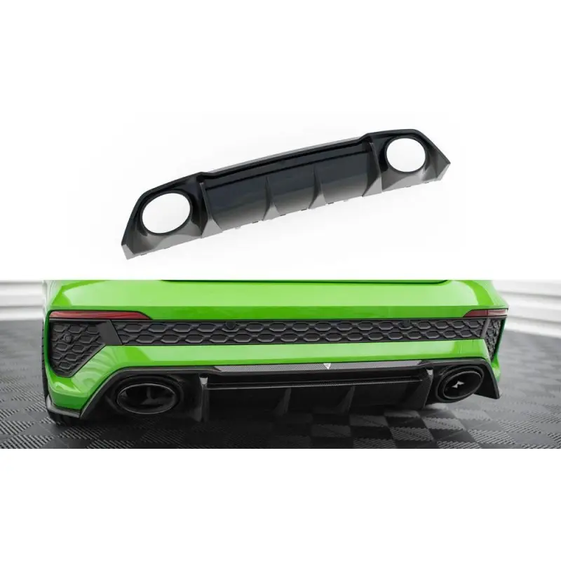 FIBRE DE CARBONE DIFFUSEUR ARRIERE AUDI RS3 SEDAN 8Y - MAXTONDESIGN - FINITION CARBON VERITABLE Usine Directe