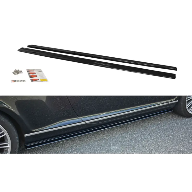 SET DES DIFFUSEUR DES BAS DE CAISSE BENTLEY CONTINENTAL GT - MAXTON DESIGN - FINITION NOIR BRILLANT Acheter En Ligne