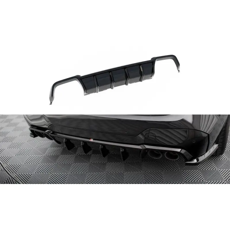 Achetez Aujourd’hui DIFFUSEUR ARRIÈRE COMPLET BMW X3 M F97 LCI- MAXTONDESIGN - FINITION NOIR BRILLANT