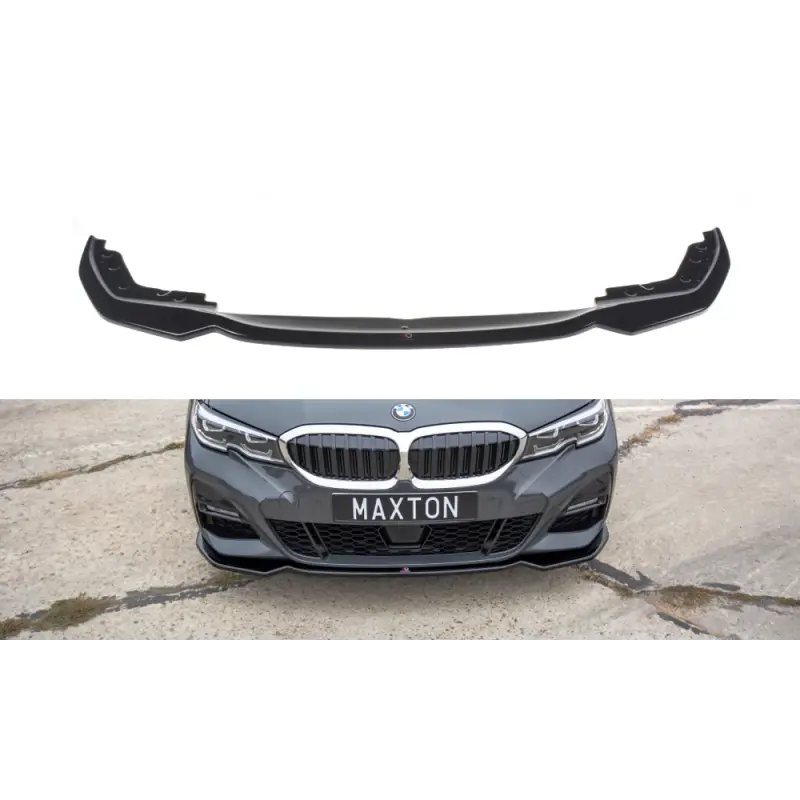 Super Prix LAME DU PARE-CHOCS AVANT - SPLITTER V.2 BMW 3 G20 M-PACK - MAXTON DESIGN - FINITION NOIR BRILLANT