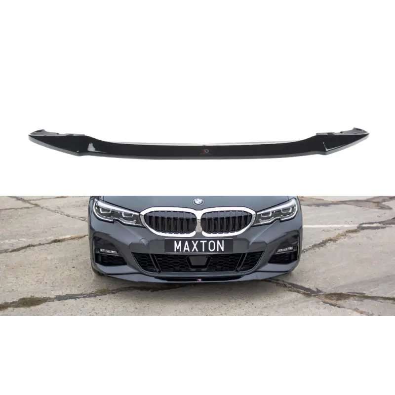 Bon Marché LAME DU PARE-CHOCS AVANT - SPLITTER V.1 BMW 3 G20 M-PACK - MAXTON DESIGN - FINITION NOIR BRILLANT