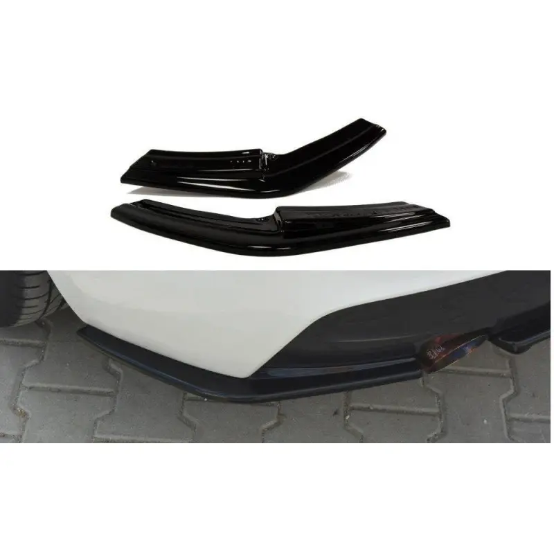 LAME DU PARE CHOCS ARRIERE BMW 1 F20-F21 M-POWER (AVANT FACELIFT) - MAXTON DESIGN - FINITION NOIR BRILLANT Prix Choc