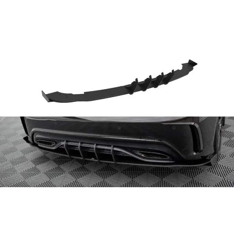 STREET PRO LAME DU PARE CHOCS ARRIERE + FLAPS MERCEDES-BENZ A AMG-LINE W176 FACELIFT - MAXTONDESIGN Certifié