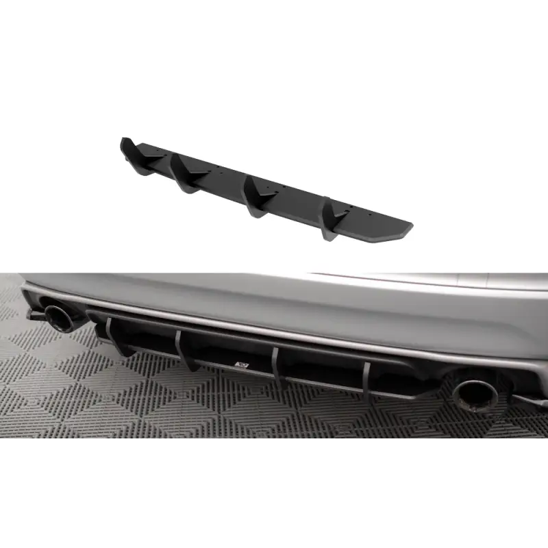 STREET PRO CENTRAL DIFFUSEUR ARRIERE VOLVO XC60 R-DESIGN MK1 FACELIFT - MAXTONDESIGN Bon Plan