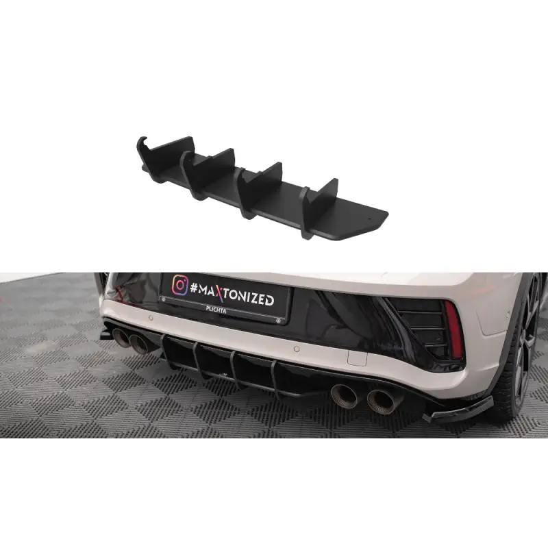 STREET PRO CENTRAL DIFFUSEUR ARRIERE VOLKSWAGEN T-ROC R MK1 FACELIFT (21-24) - MAXTONDESIGN Quantité Limitée