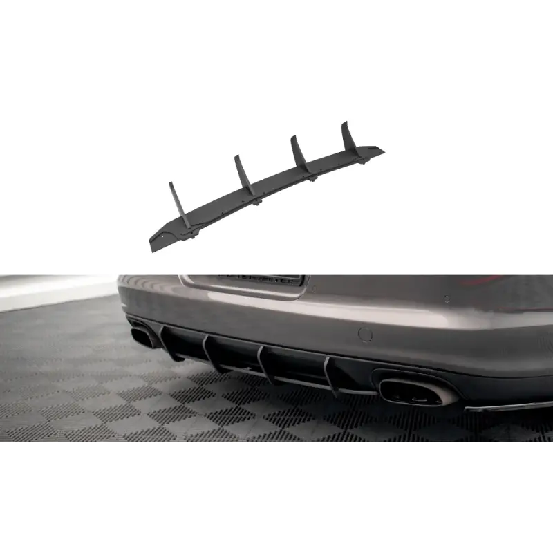 STREET PRO CENTRAL DIFFUSEUR ARRIERE PORSCHE PANAMERA - PANAMERA DIESEL 970 - MAXTONDESIGN Authentique