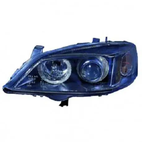 Vente Flash SET DE DEUX PHARES AVANT OPEL ASTRA G (97-04) - ANGEL EYES - H7/H7 - AVEC CLIGNOTANT - FOND NOIR